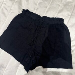 Abercrombie & Fitch Black High Waist Women's Shorts